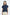 Roll Up Cuff Blouse - Navy