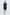 Striped Notched Collar Dress - Navy