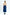 Denim Pleated Culottes - Dark Denim