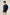 Knit Zip Collar Polo - Navy
