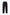 Relaxed Fit Drawstring Pants - Black