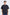 Nylon Drawstring Hem Welt Pocket Tee - Black