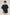 (C) Panelled Oversized Tee - Navy
