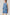 Denim Panelled Sleeveless Blouse - Denim