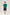 (C) Oversized Panel Pocket Tee - Peacock Green