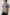 (B) Contrast Embroidery Pocket Tee - Dark Grey