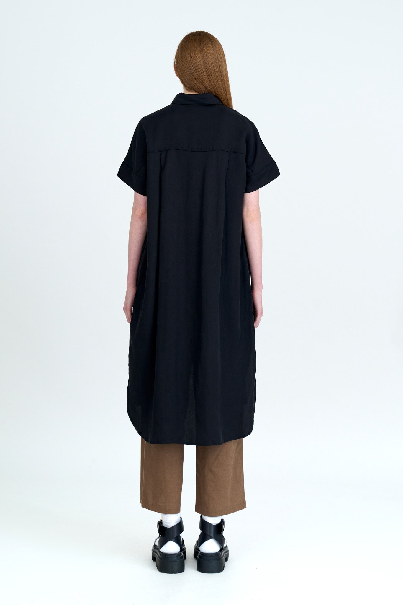 Double Pleated Trousers - Cocoa