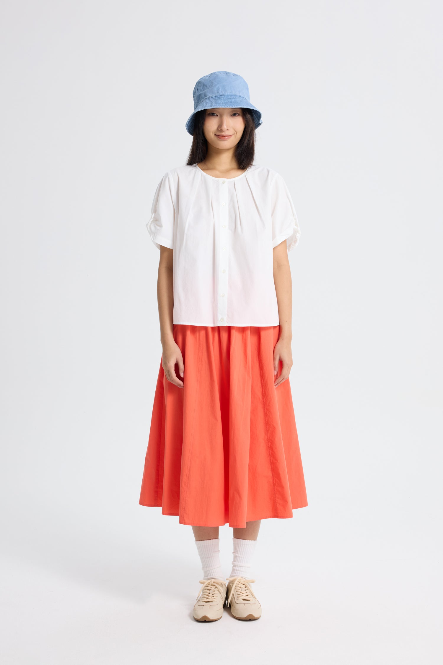 Puff Sleeve Blouse - Cream