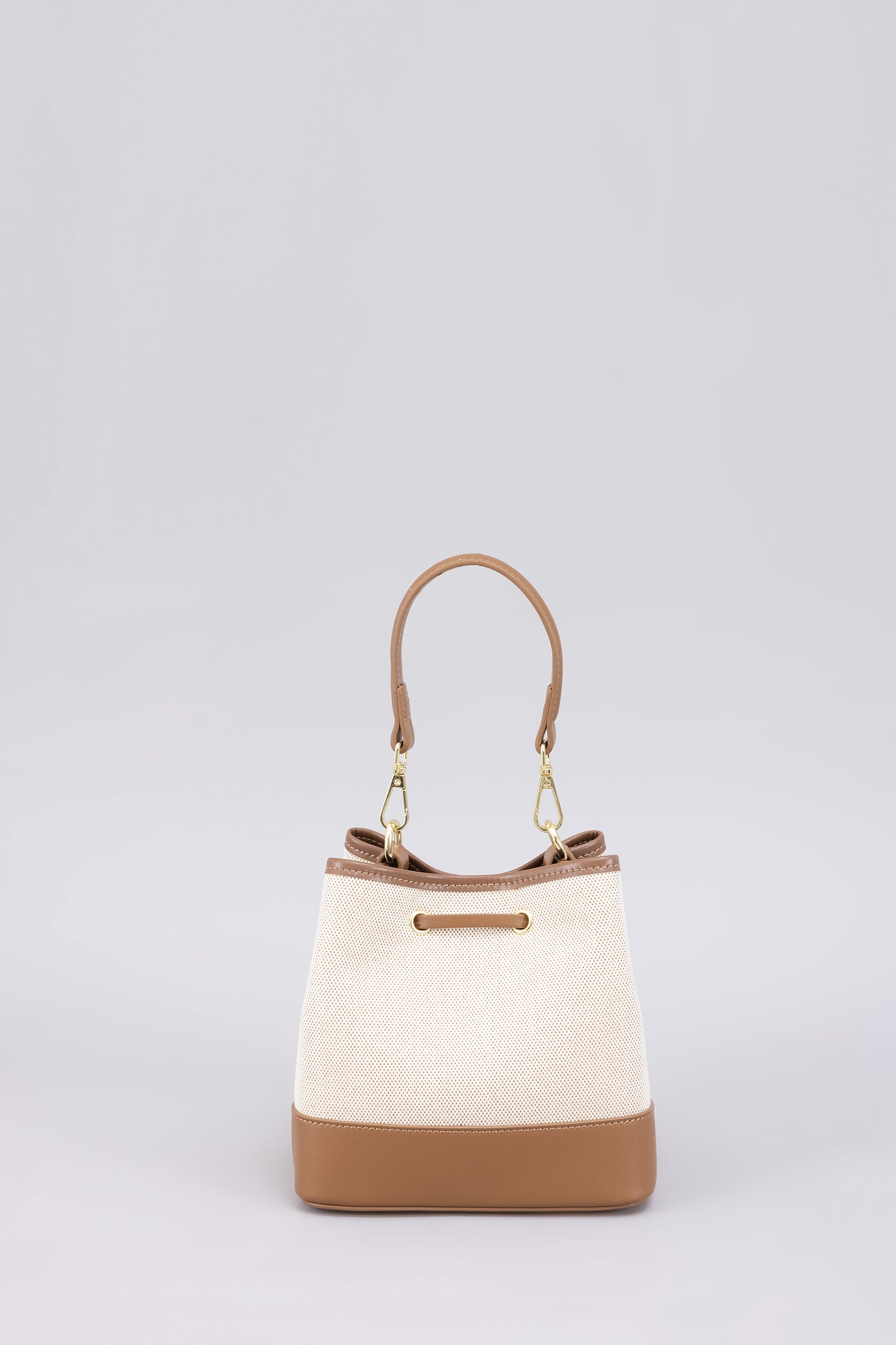 Canvas Bucket Bag - Cocoa