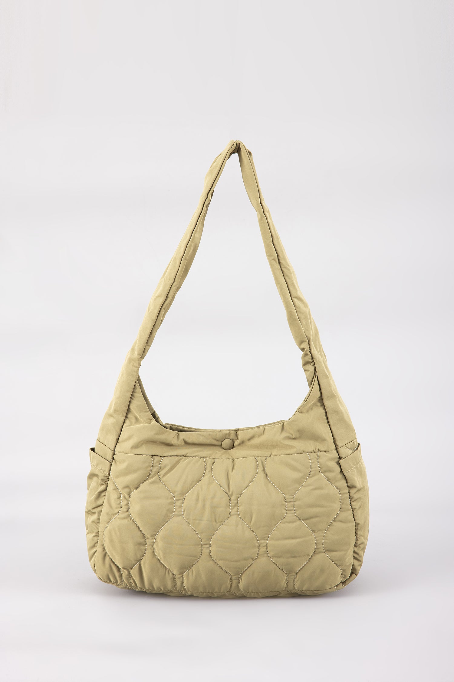 Quilted Crossbody Bag - Army Green