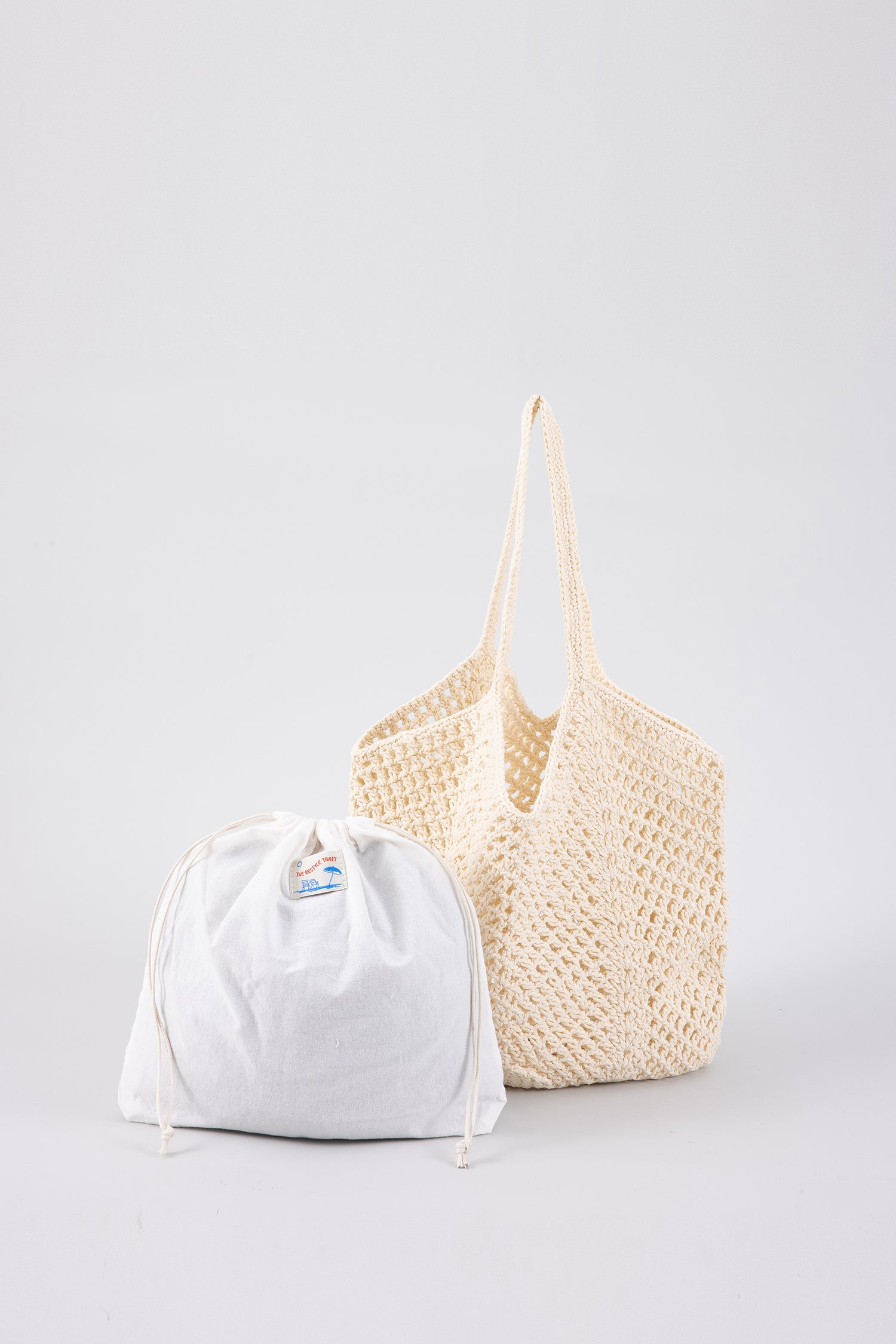 Crochet Tote Bag - Sand
