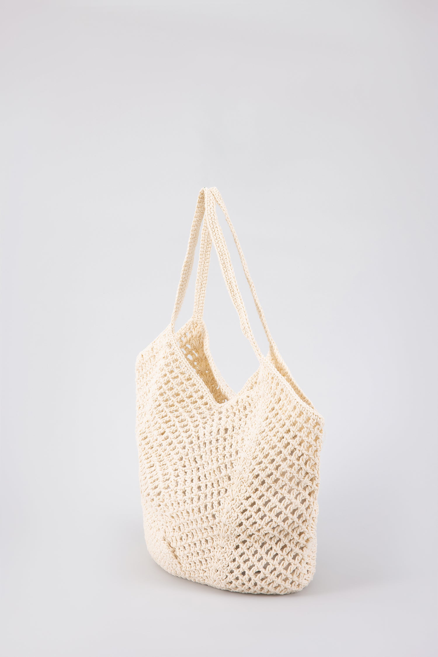 Crochet Tote Bag - Sand
