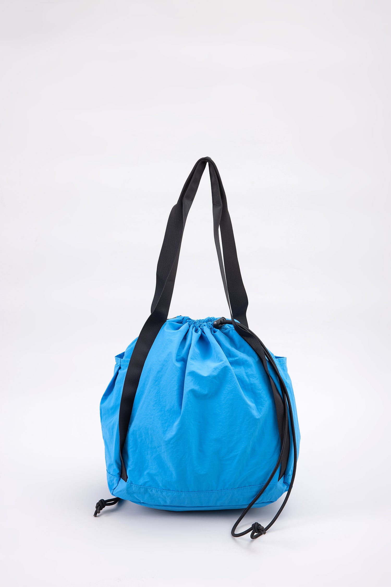 Drawcord Tote - Blue