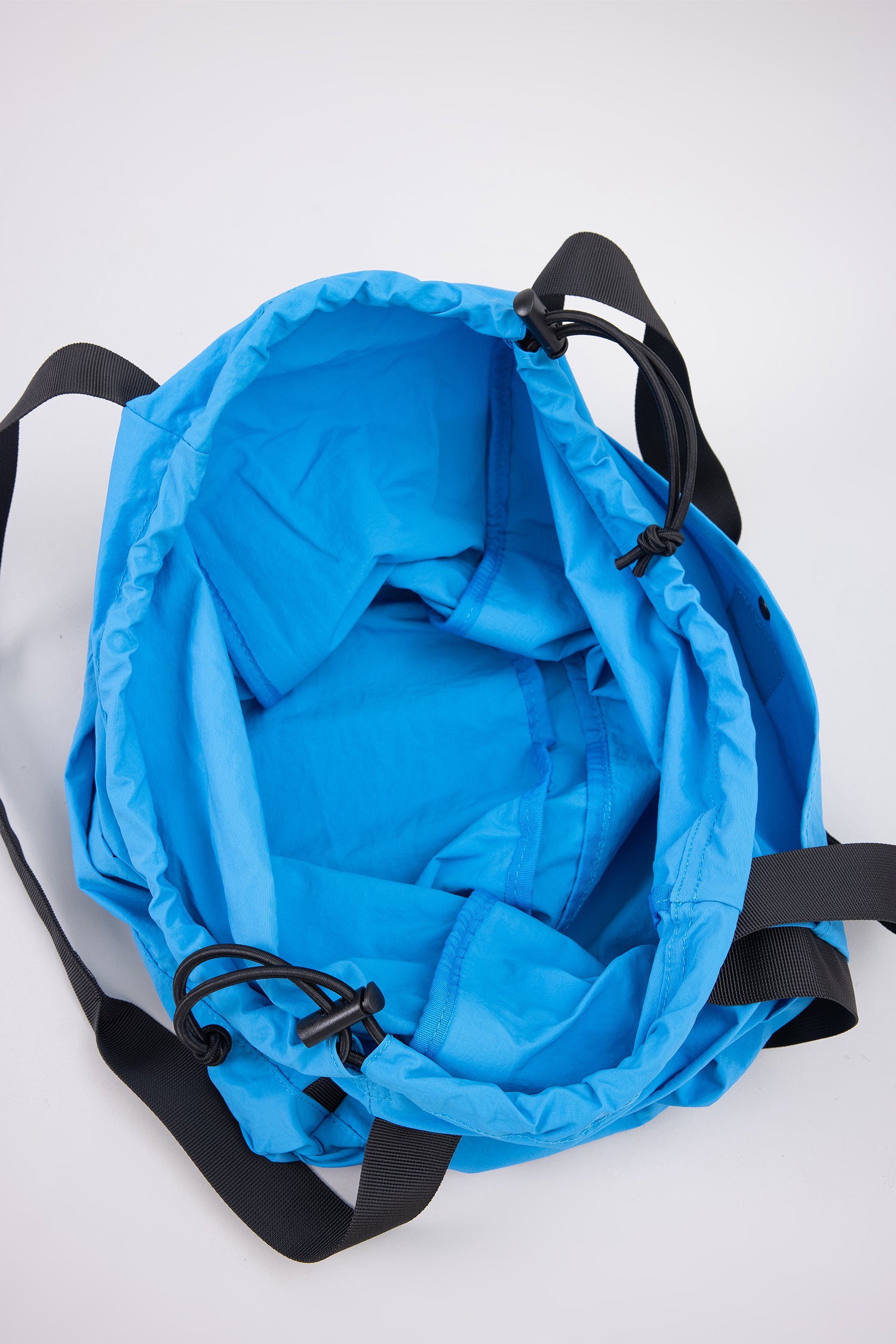 Drawcord Tote - Blue