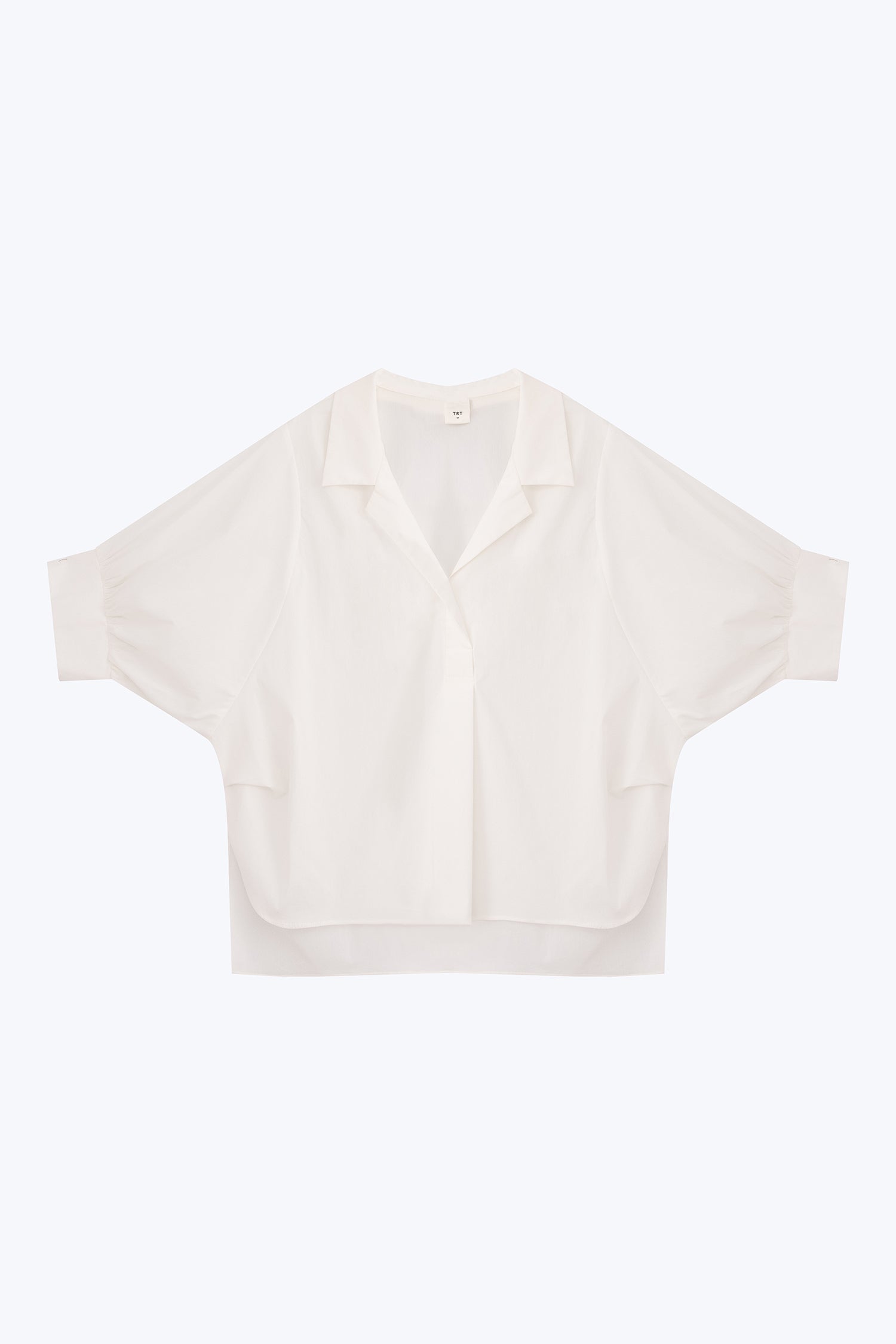 Cotton Puff Sleeve Blouse - Cream
