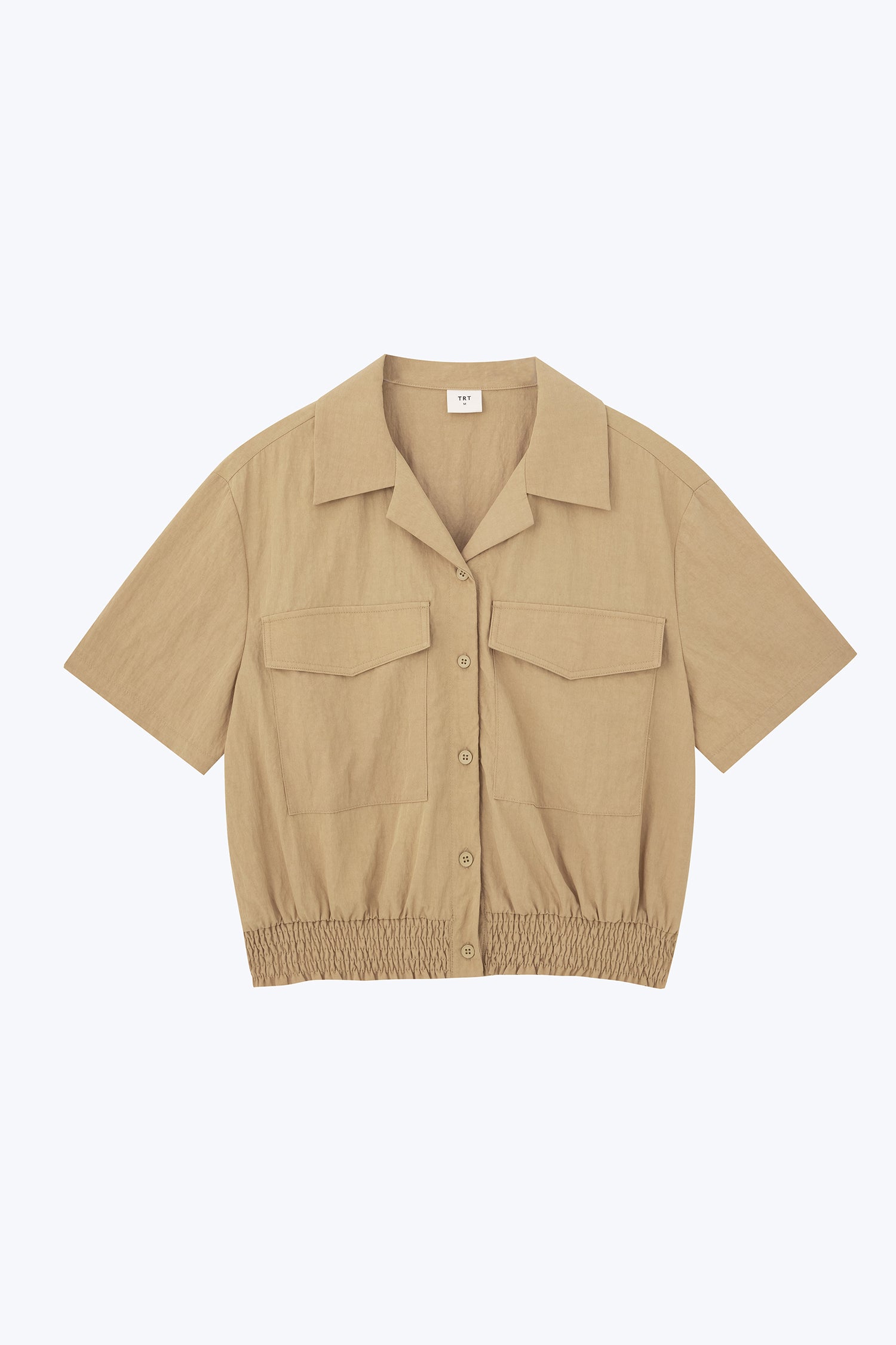 Patch Pocket Blouse - Khaki
