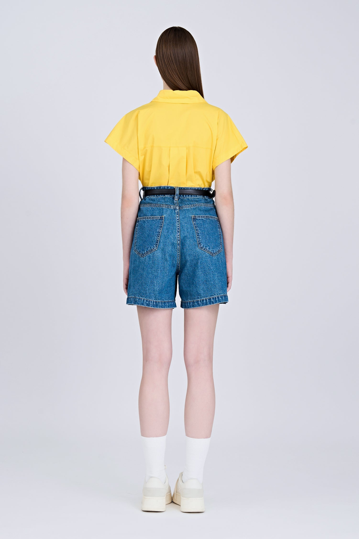 Cap Sleeve Blouse - Cadmium Yellow