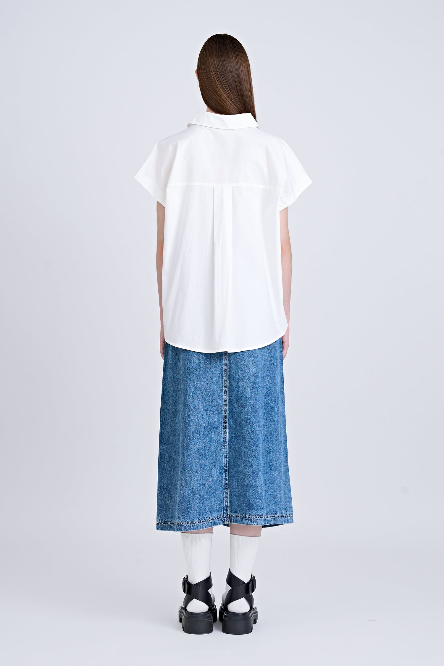 Cap Sleeve Blouse - Cream