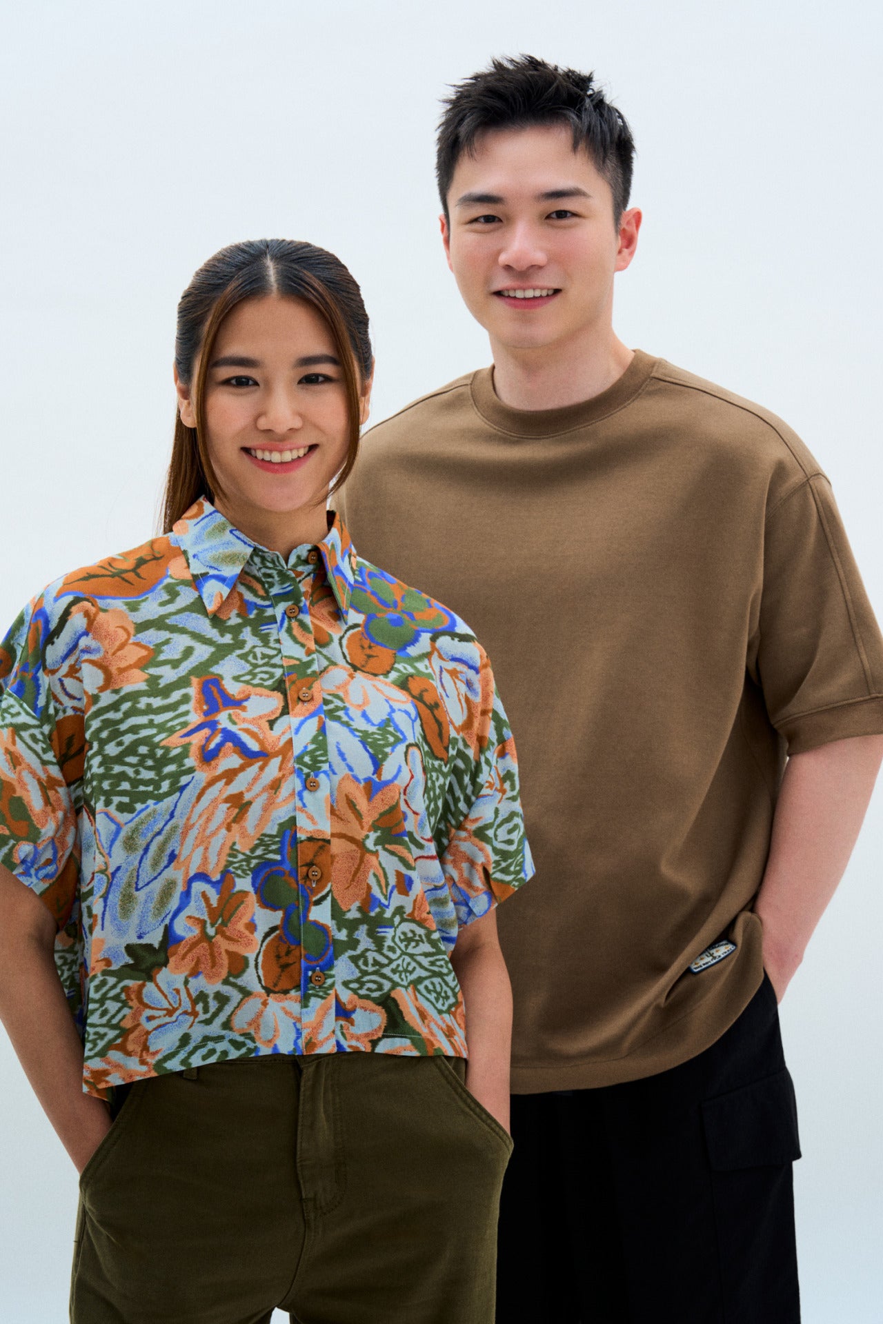 Floral Short Sleeve Blouse [AT]