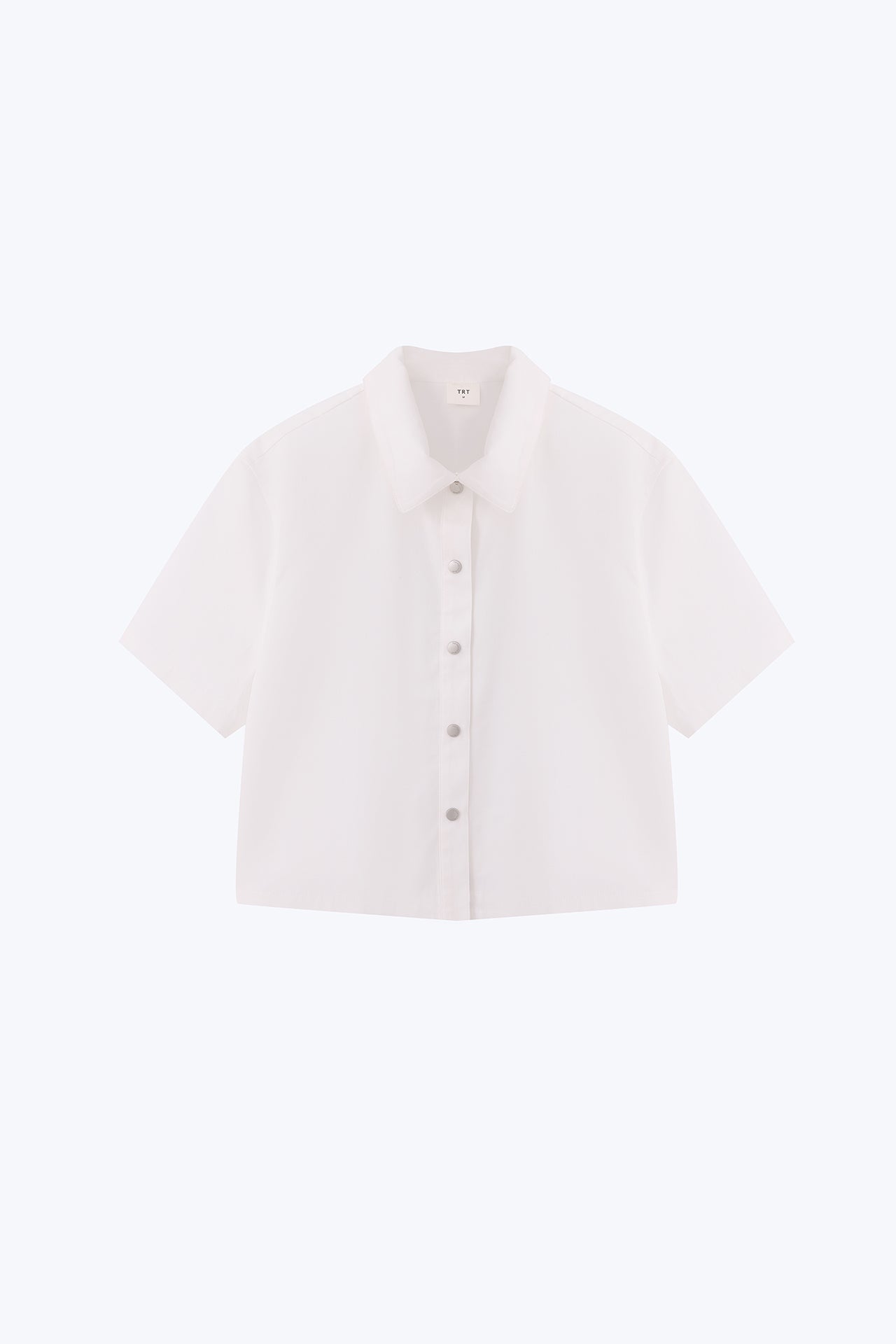 Snap Button Blouse - Cream