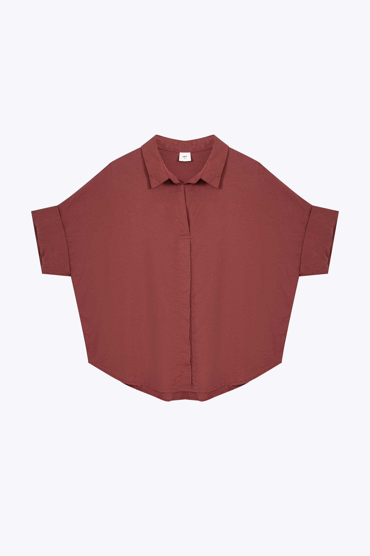 Skipper Collar Blouse - Maroon