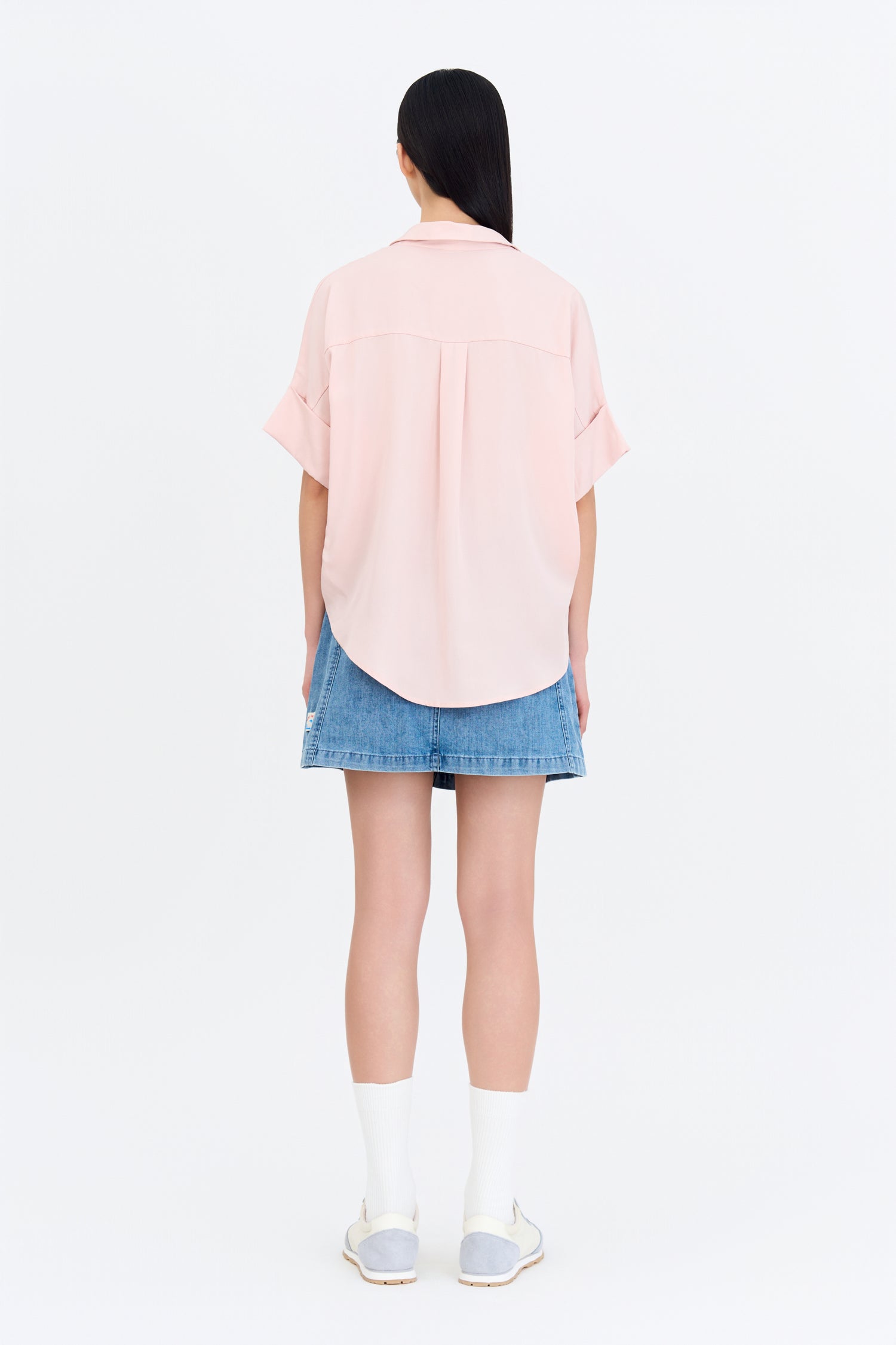 Skipper Collar Blouse - Pink