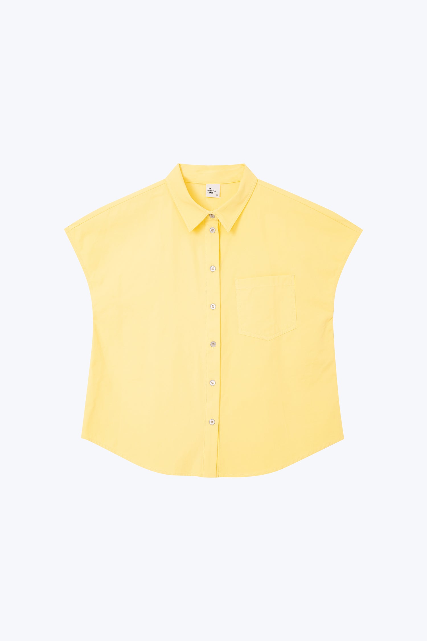 Cap Sleeve Blouse - Canary