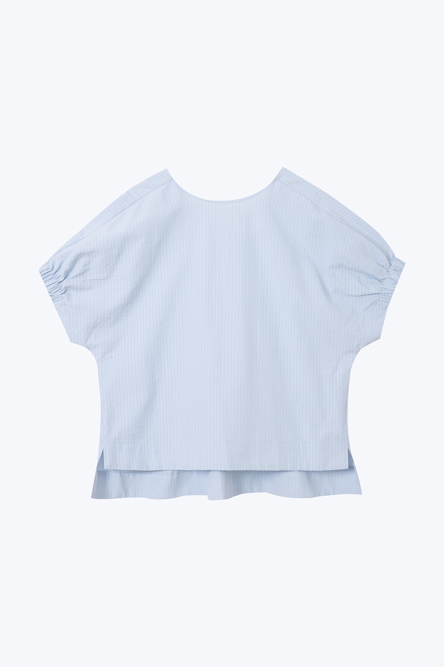 Puff Sleeve Blouse - Sky Blue