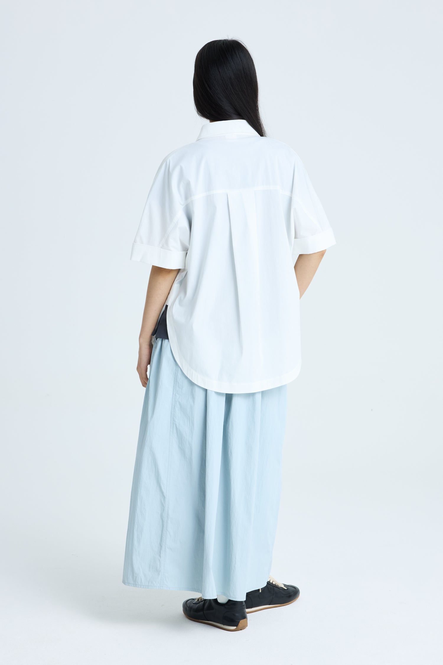 Double Button Blouse - Cream