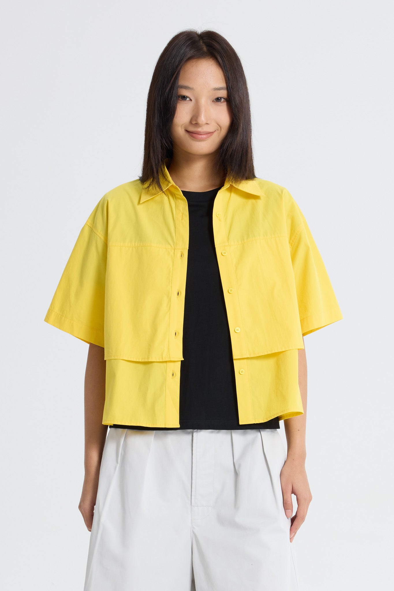 Double Layer Blouse - Canary – The Restyle Trait