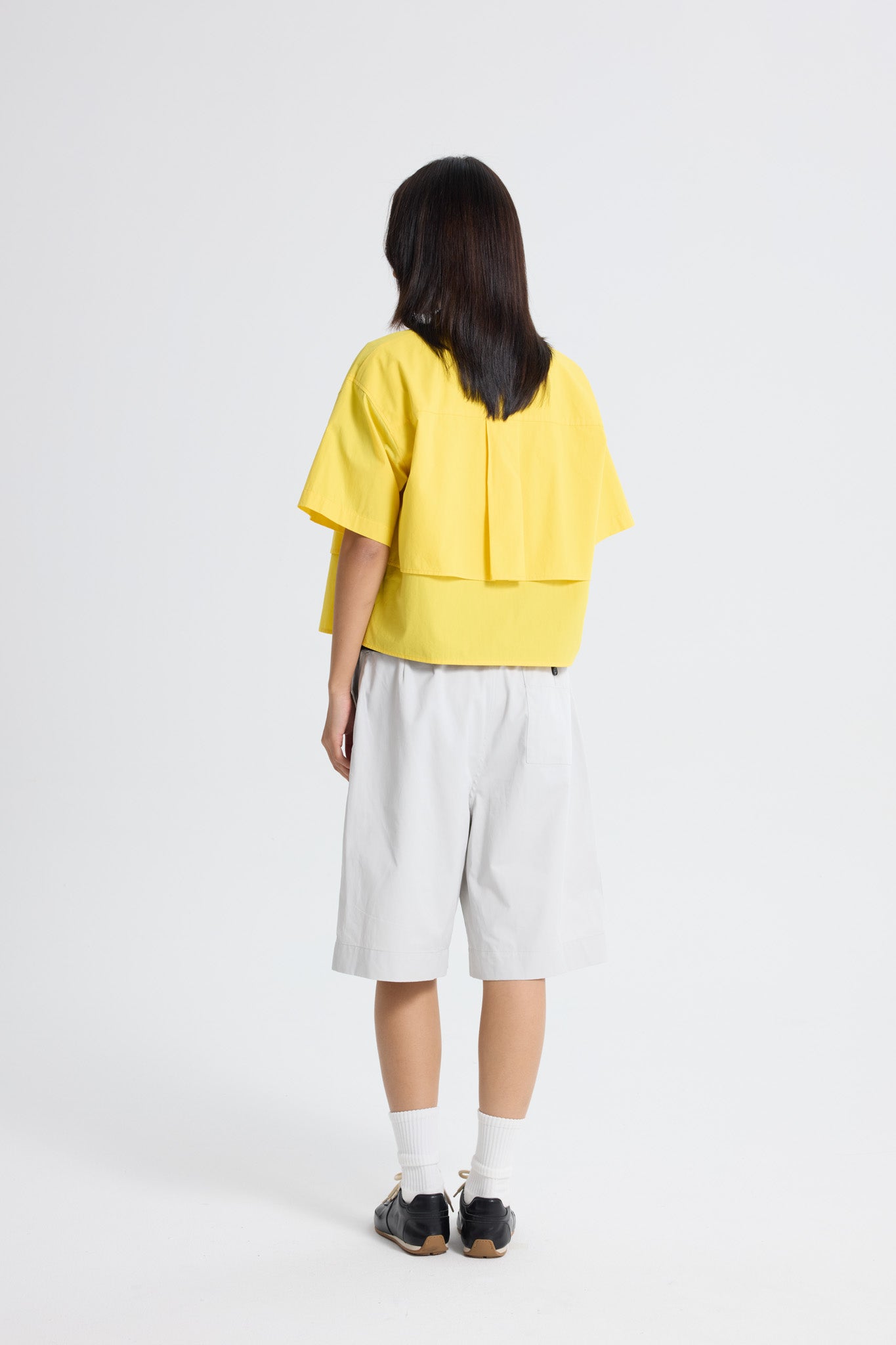 Double Layer Blouse - Canary