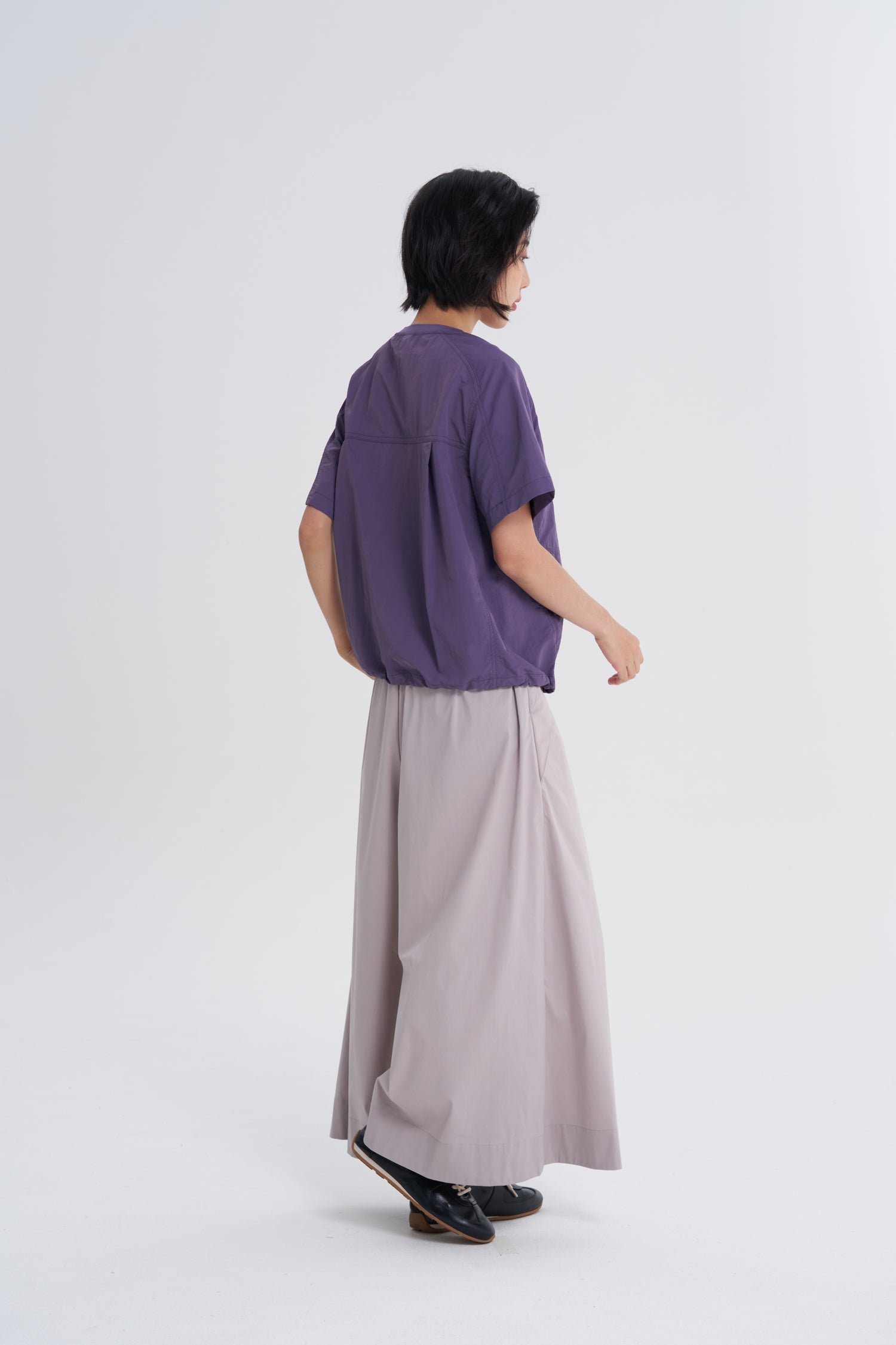 Zipped Pocket Top - Purple