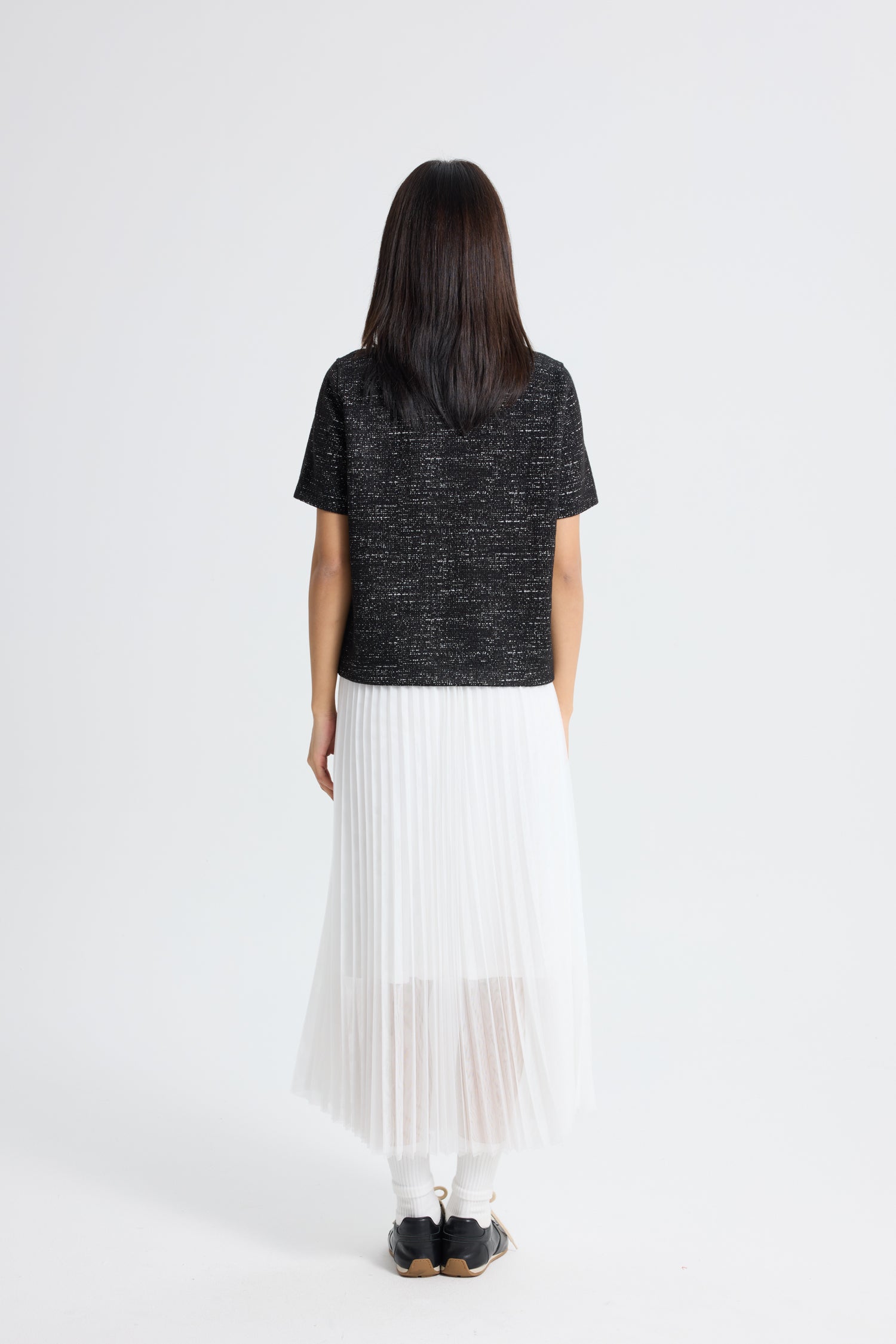 Short Sleeve Top - Black