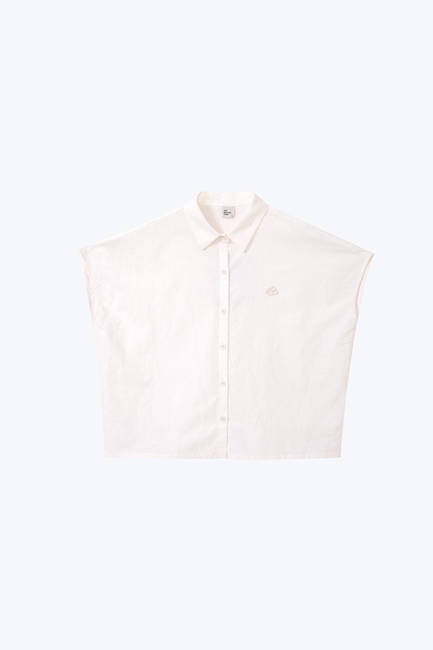 Button Front Blouse - Cream