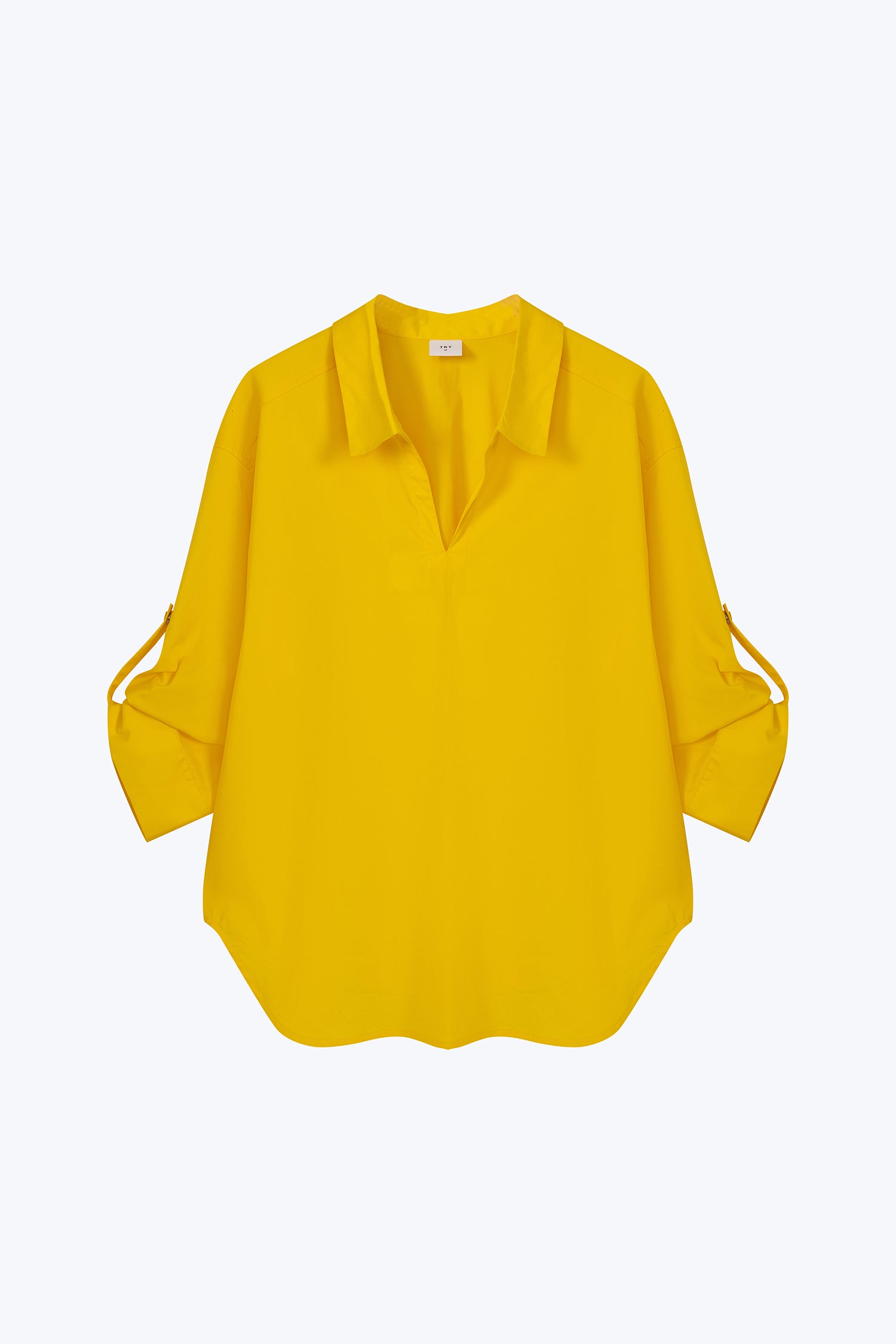 Cotton Collared Blouse - Canary