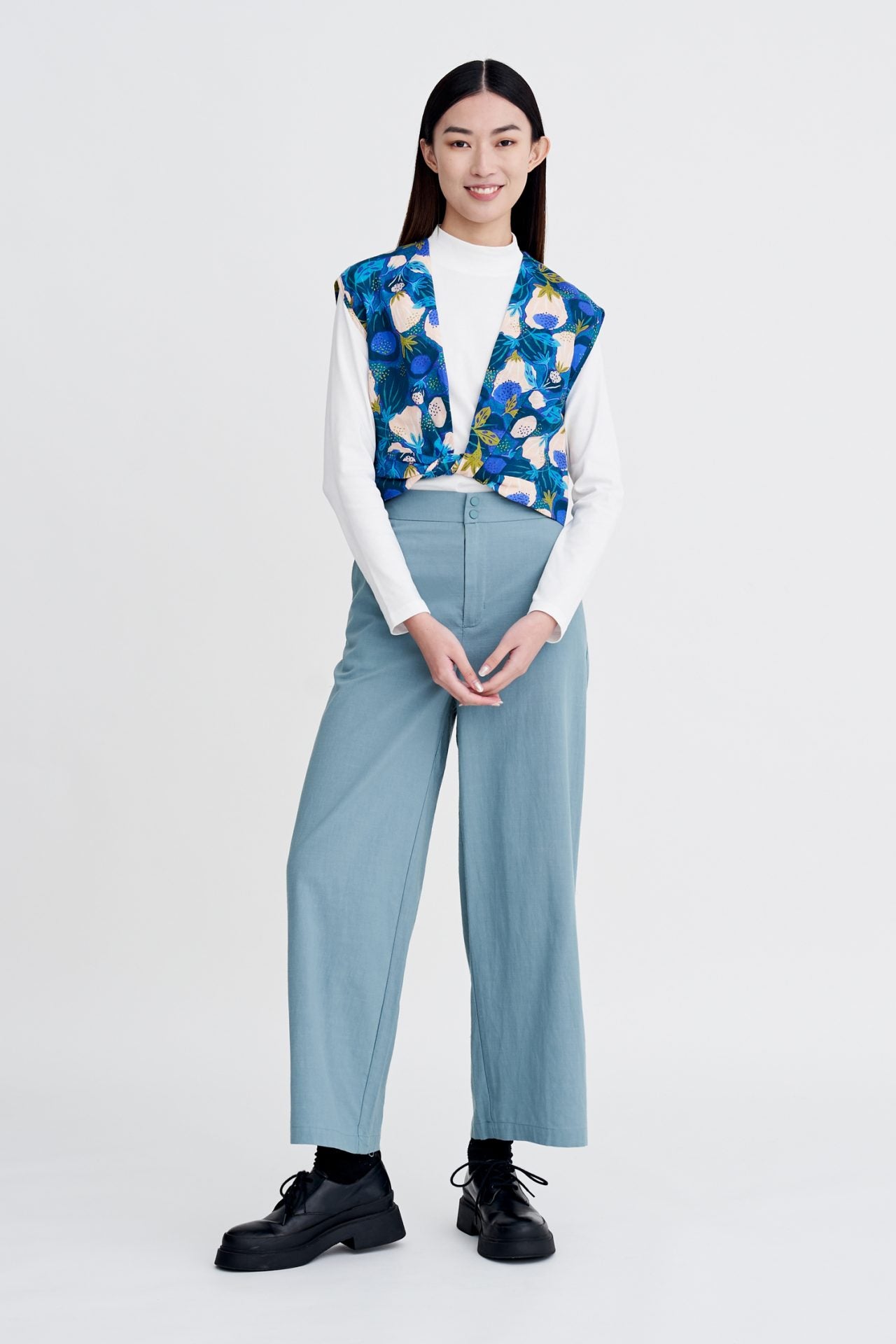 Floral Twist Knot Top [AT]