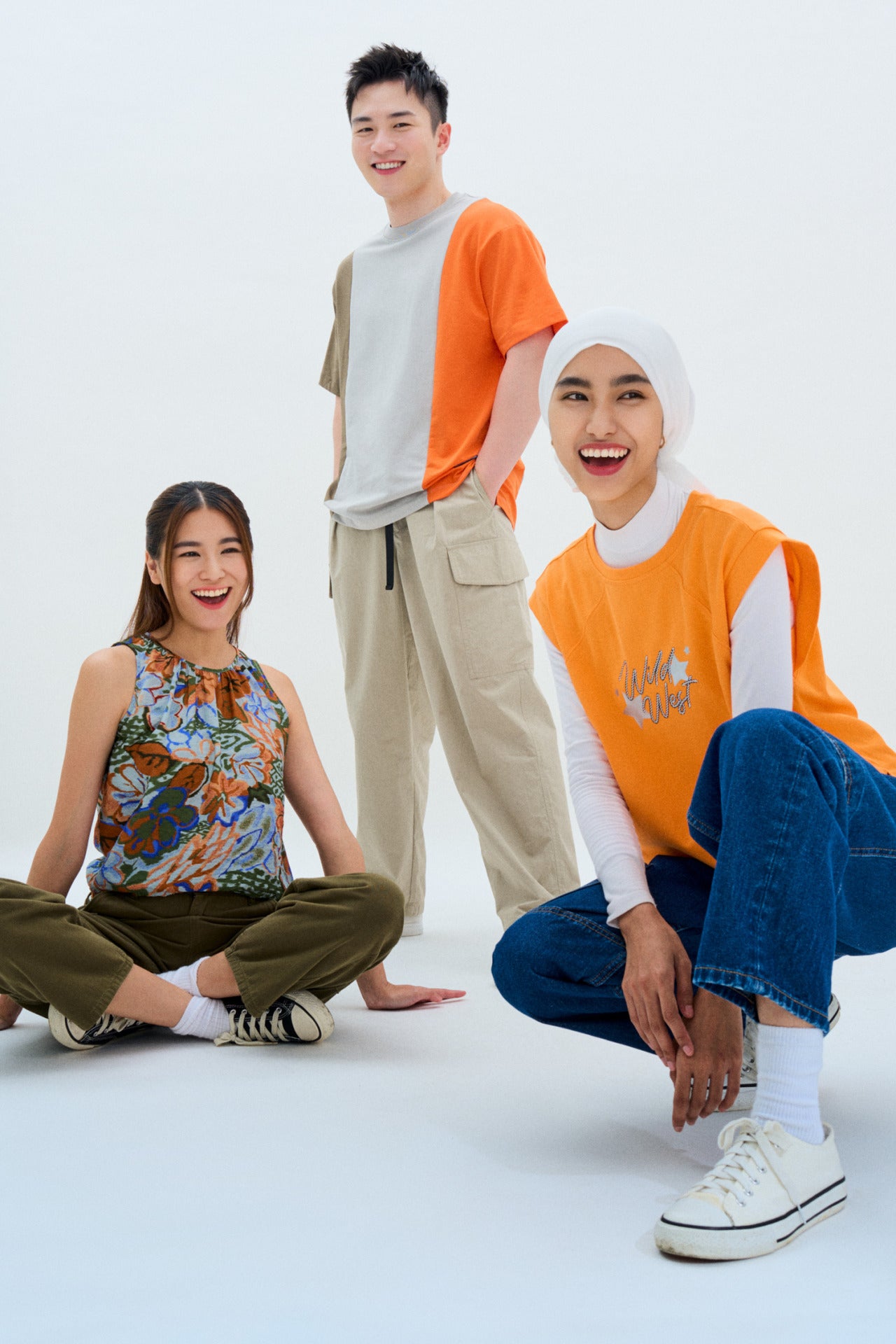 Floral Sleeveless Cropped Blouse [AT]