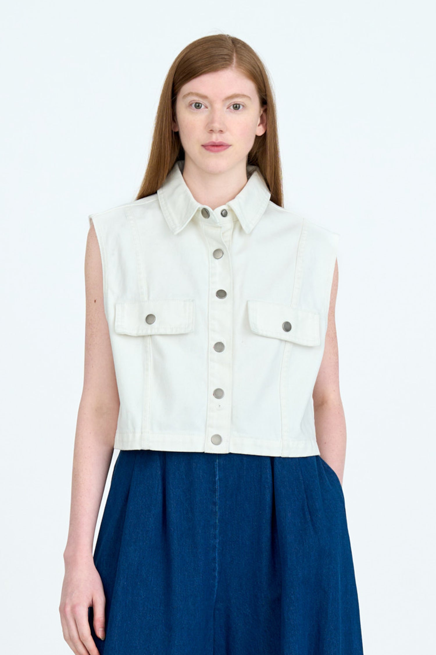 Wild West Vest - Cream