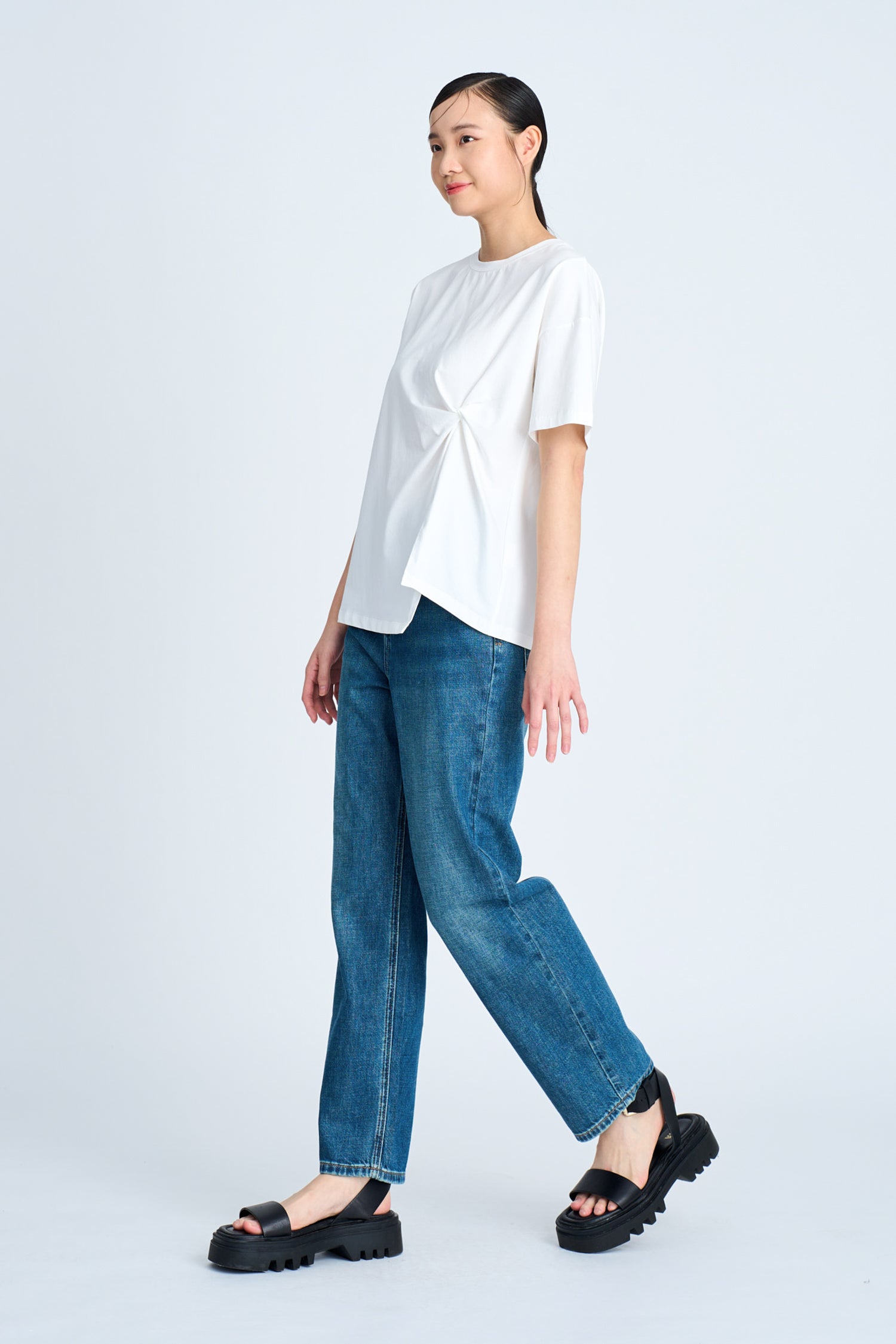 Twist Knot Tee - Cream [AT]