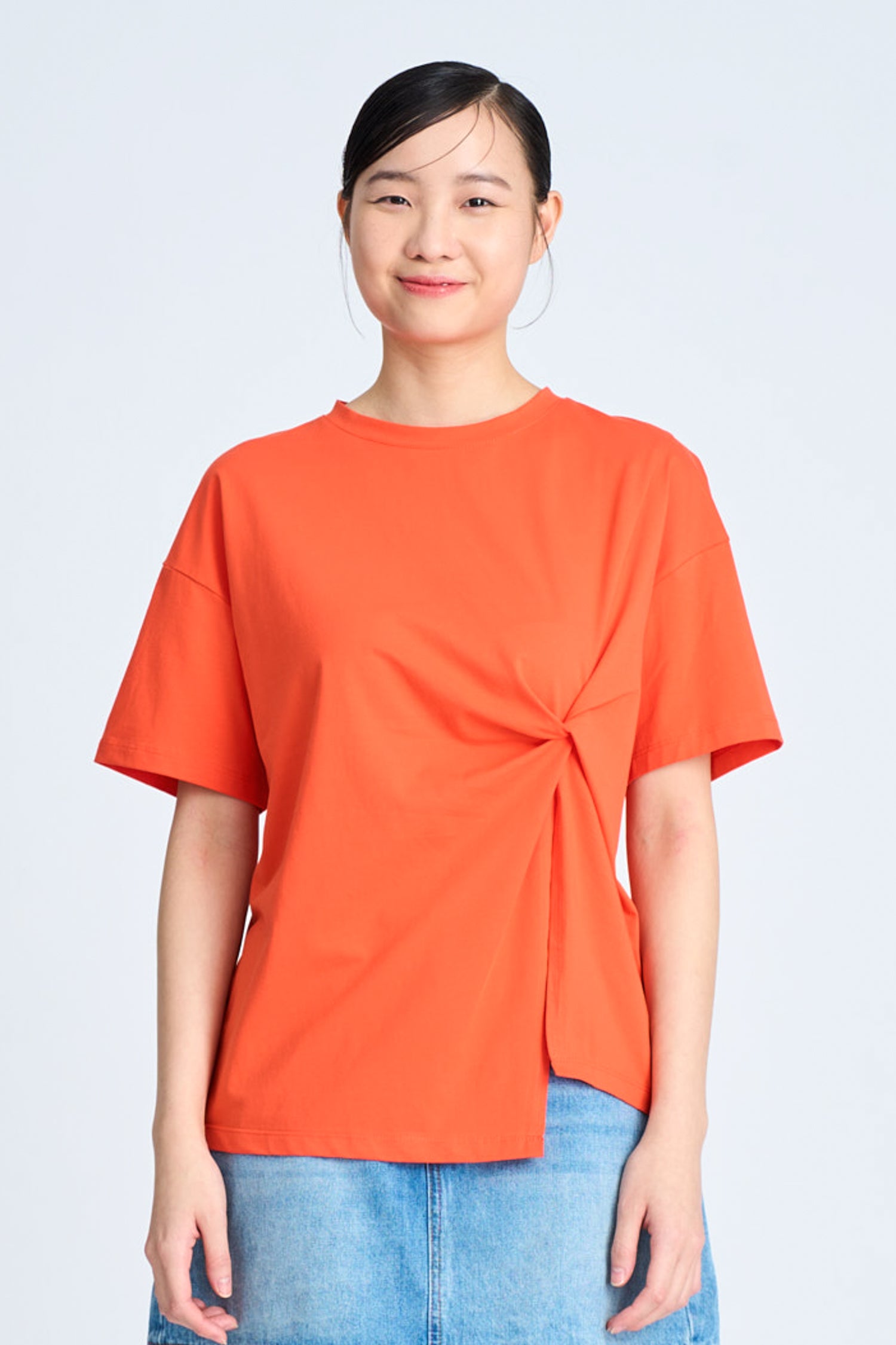 Twist Knot Tee - Vermillion [AT]