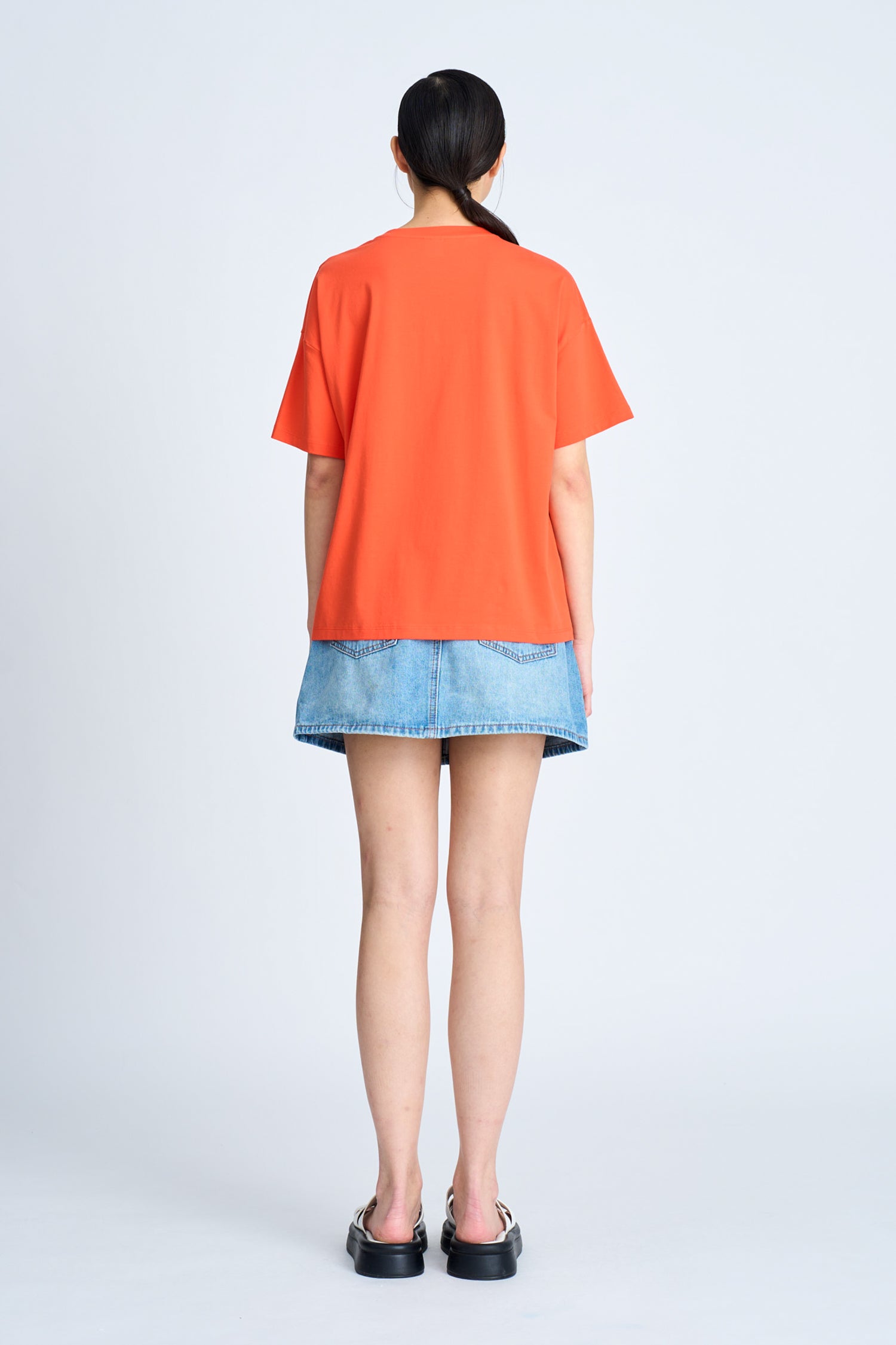 Twist Knot Tee - Vermillion [AT]