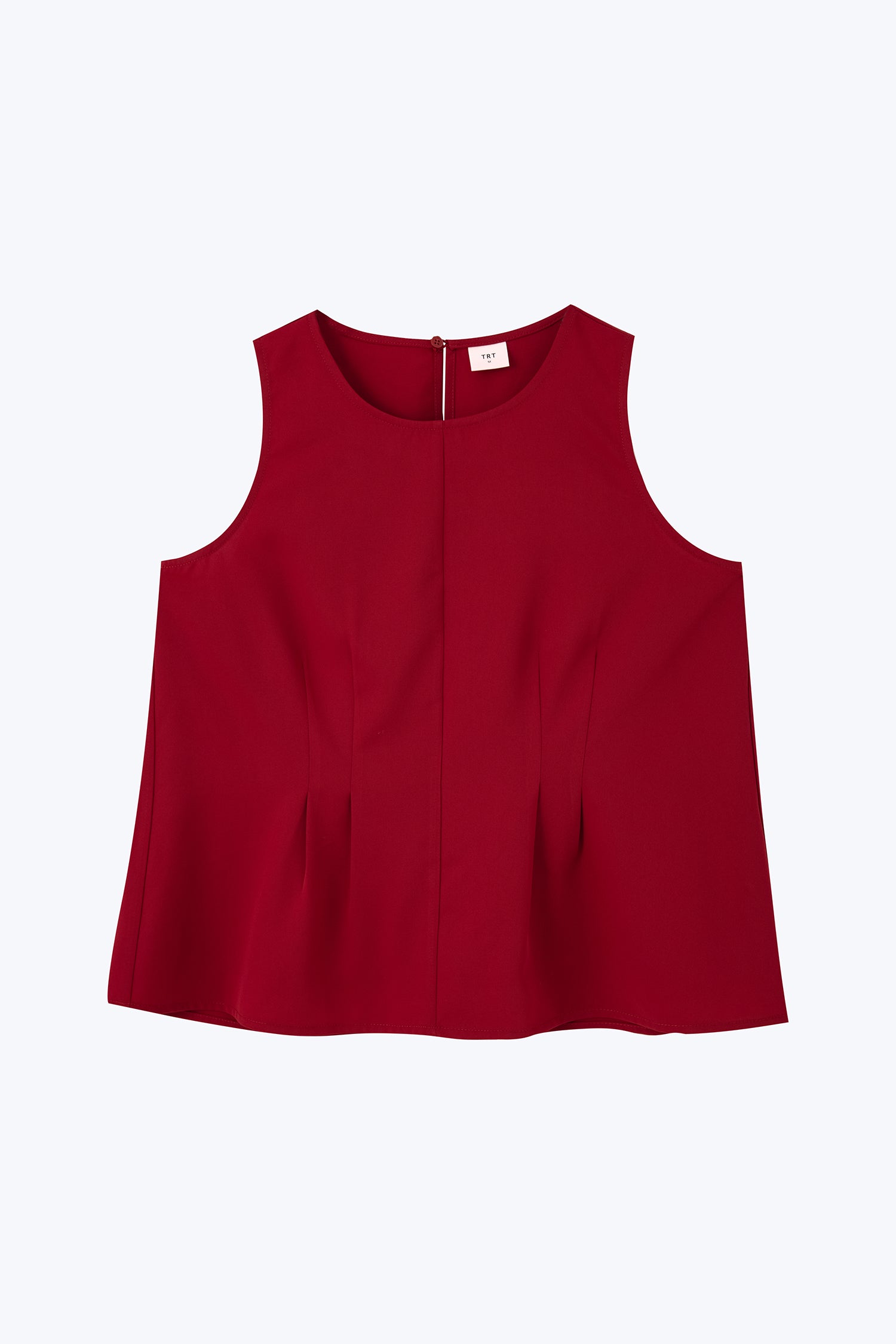 Pleated Blouse - Burgundy [AT]