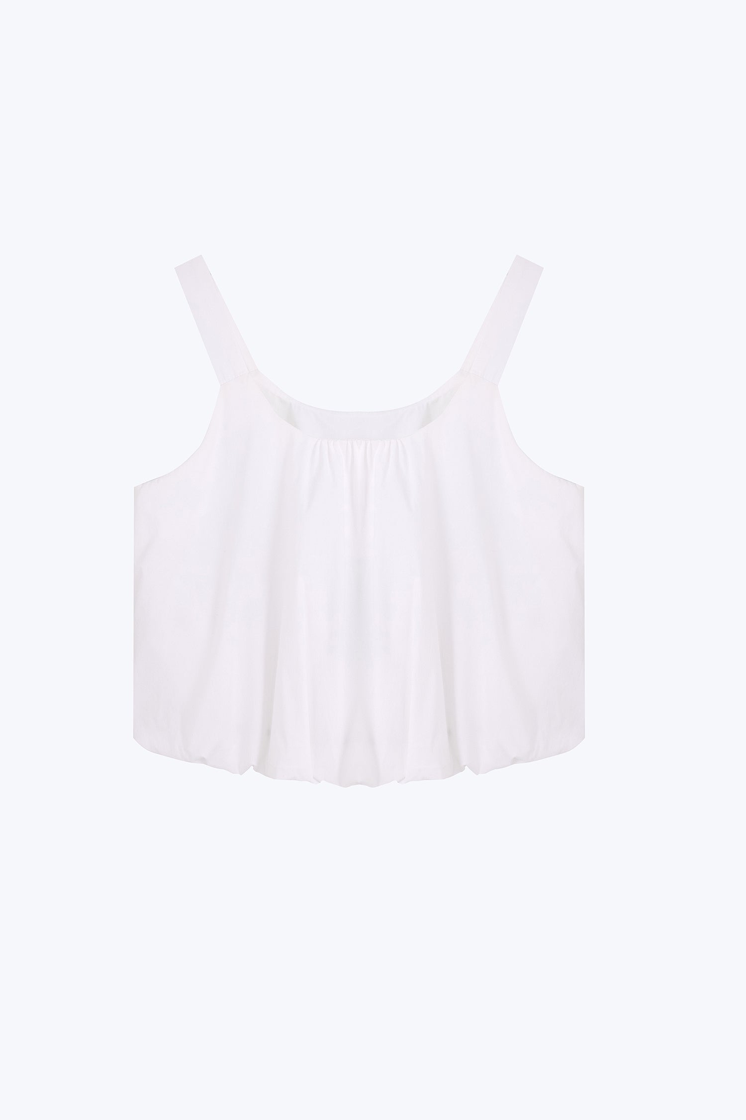 Sleeveless Bubble Top - Cream [AT]