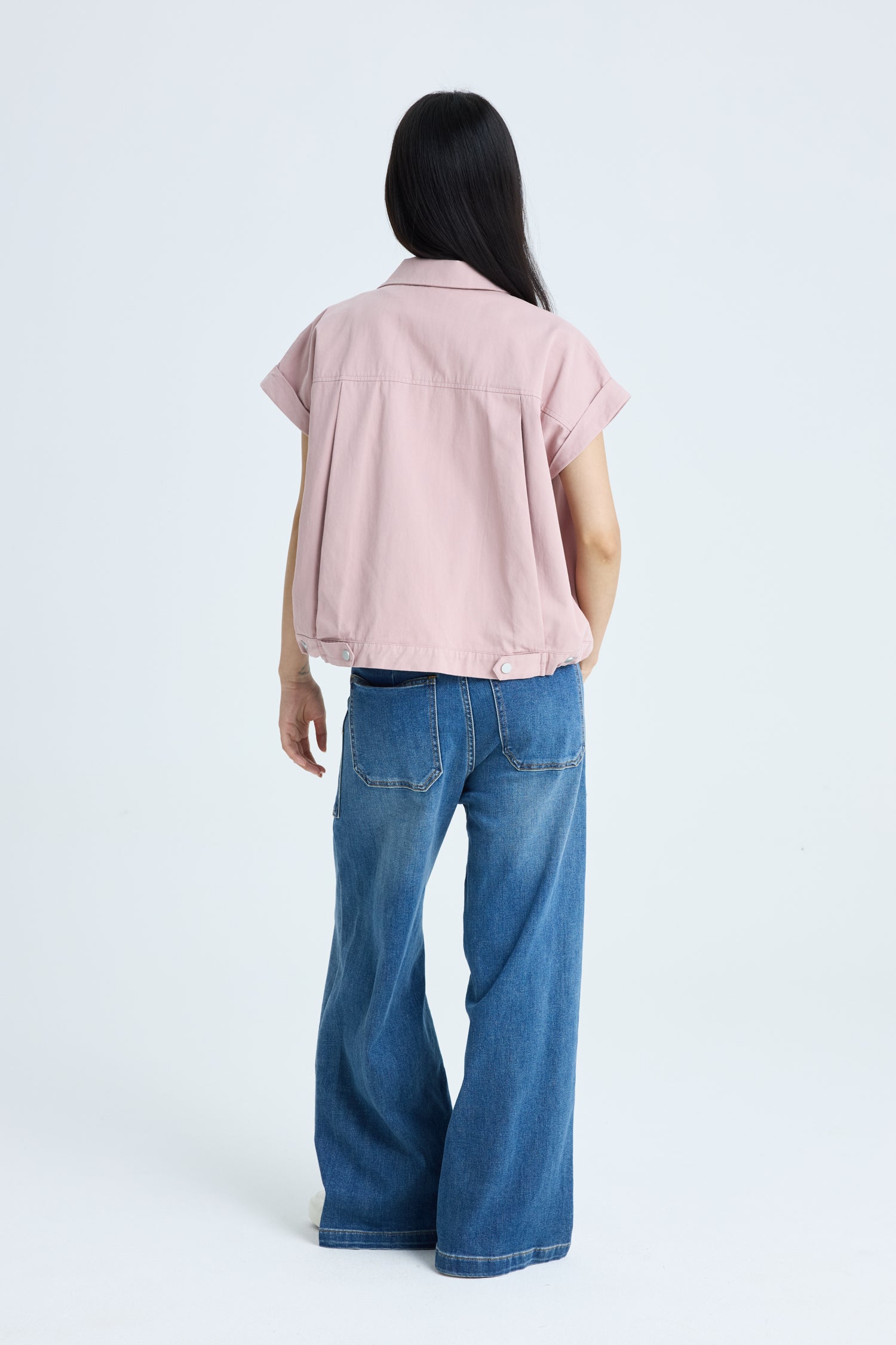 Oversized Vest - Blush