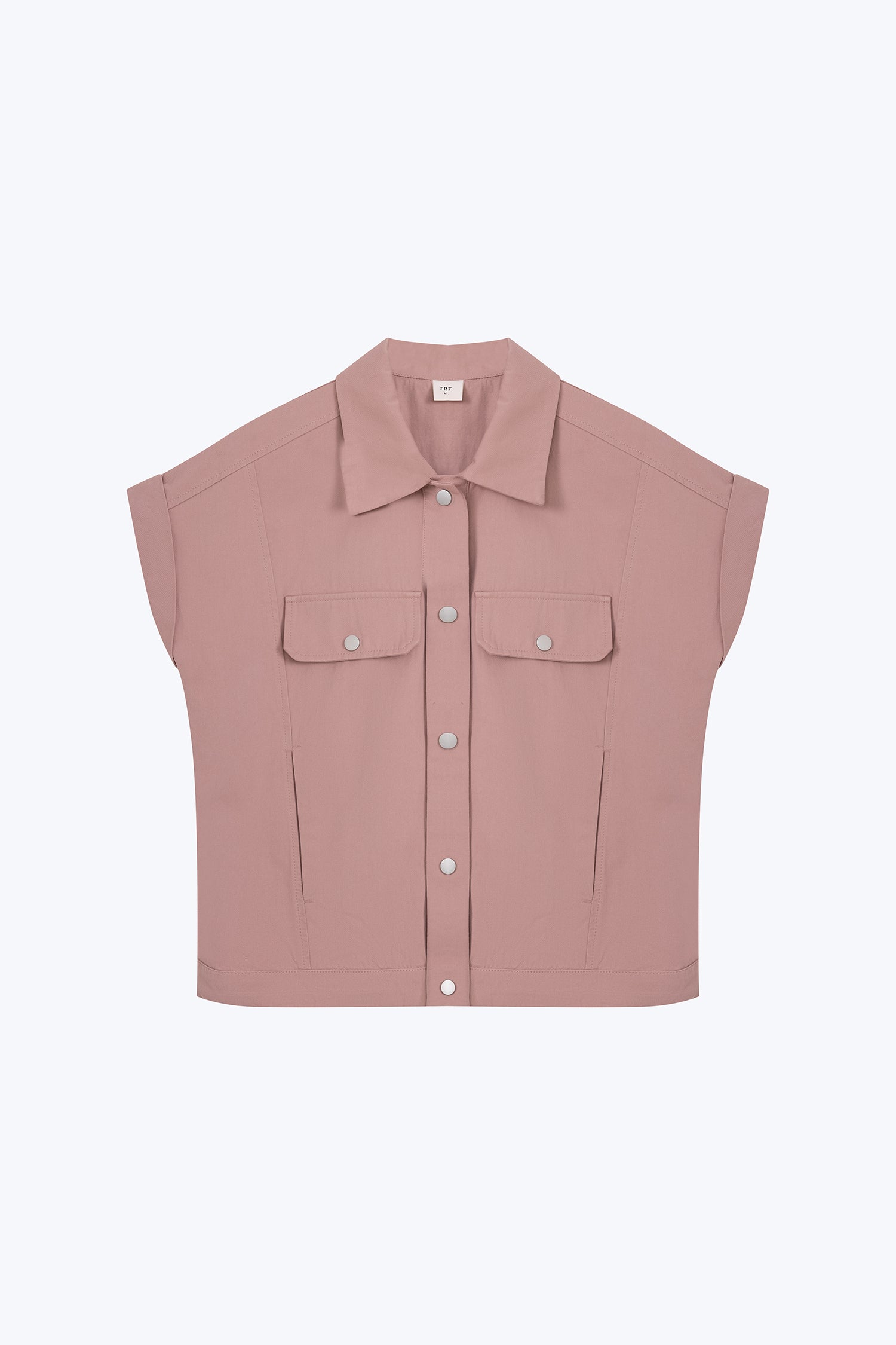 Oversized Vest - Blush