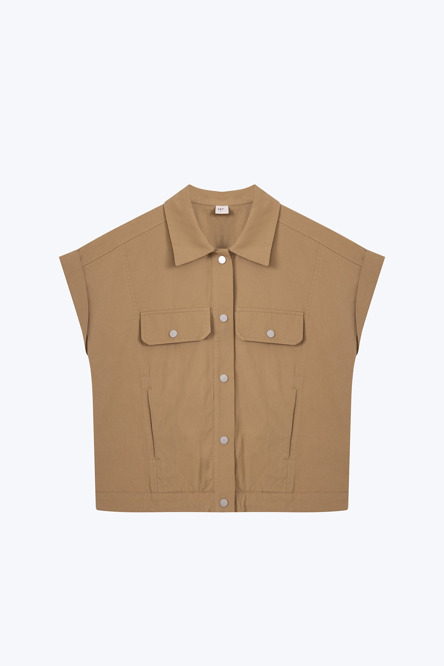 Oversized Vest - Khaki
