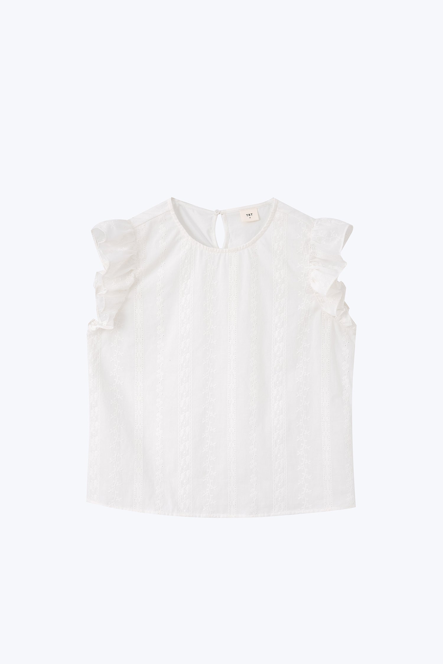 Frill Sleeve Blouse - Cream