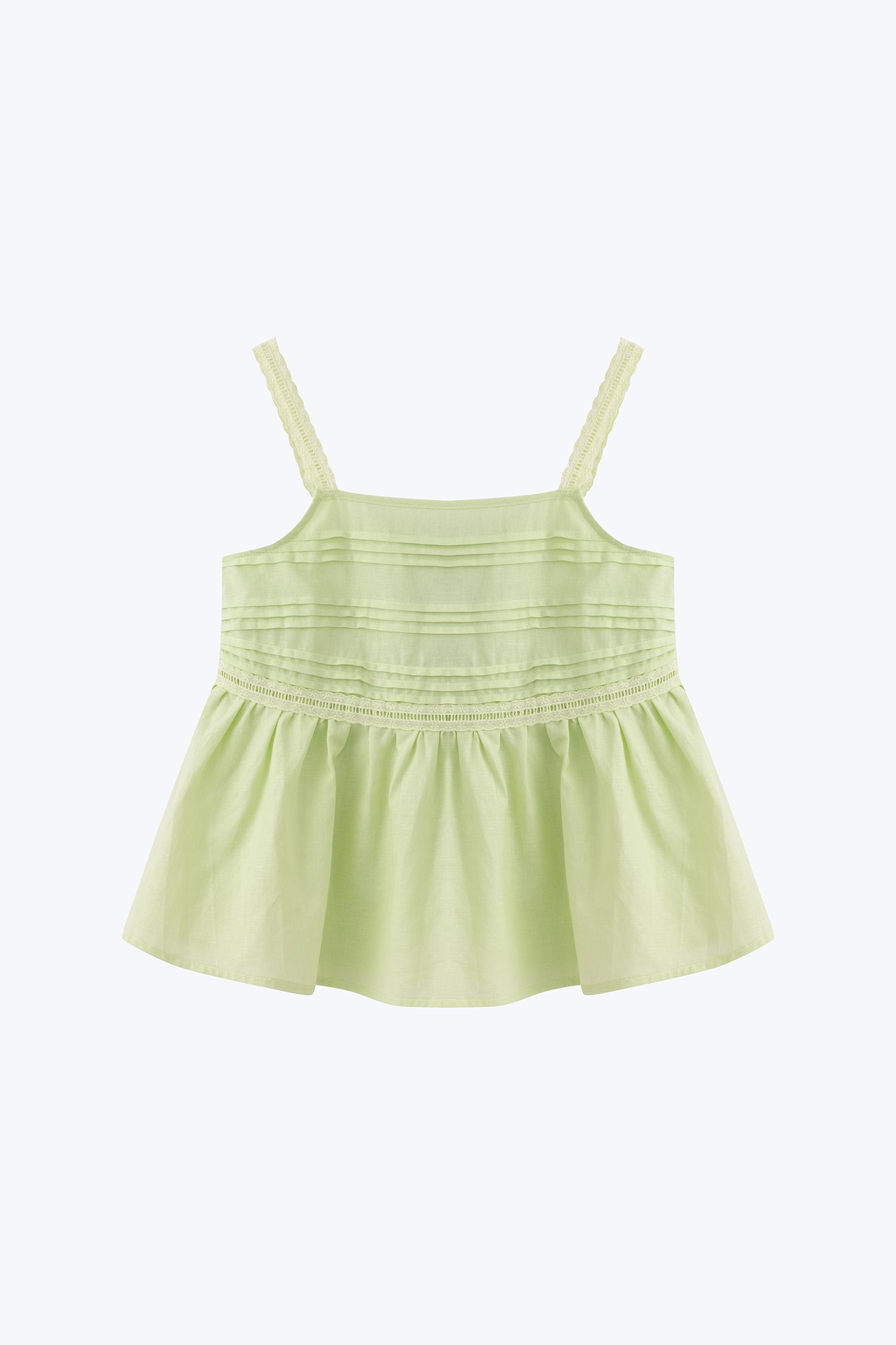 Pin-Tuck Blouse - Melon