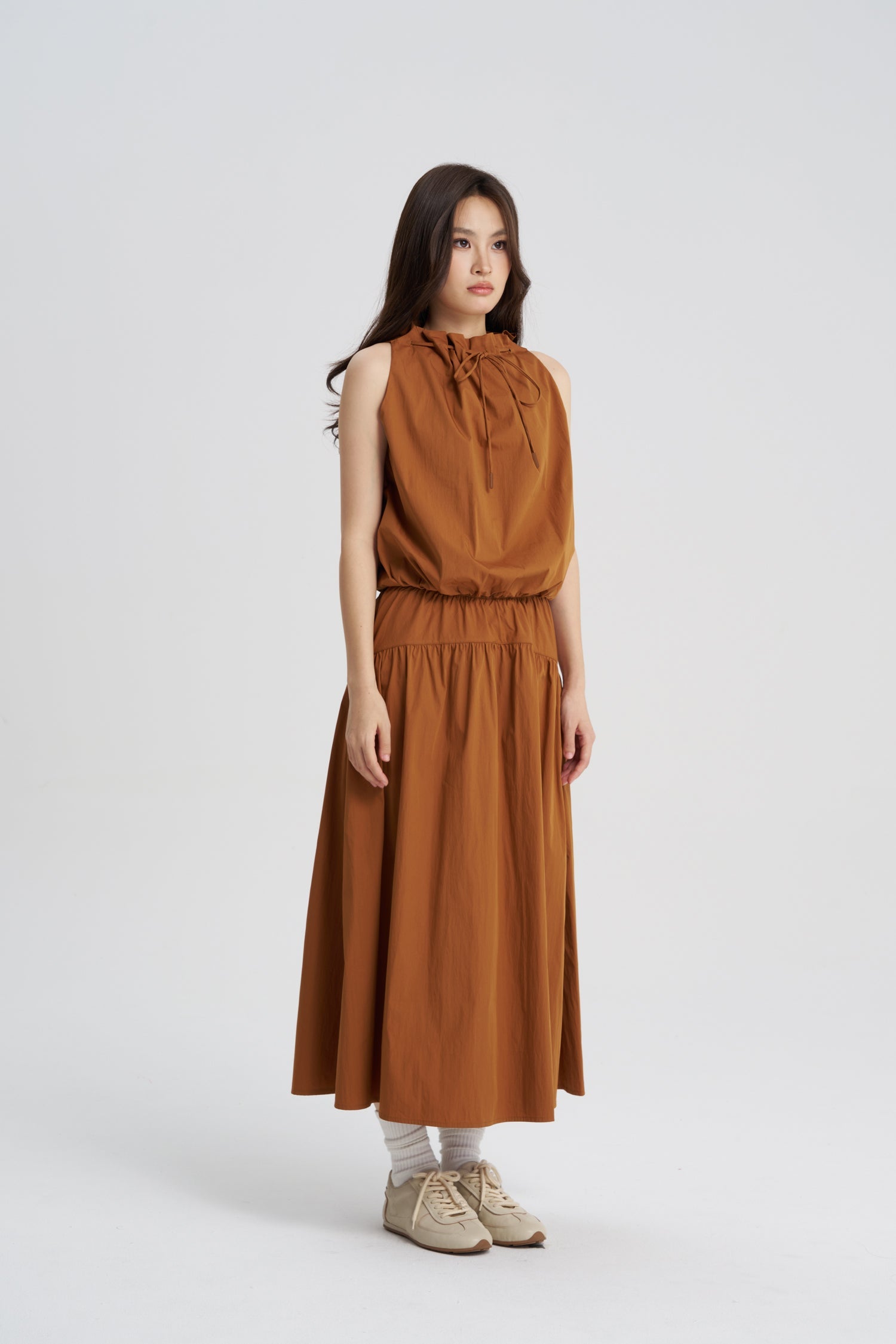 Bow Cloud Blouse - Cinnamon