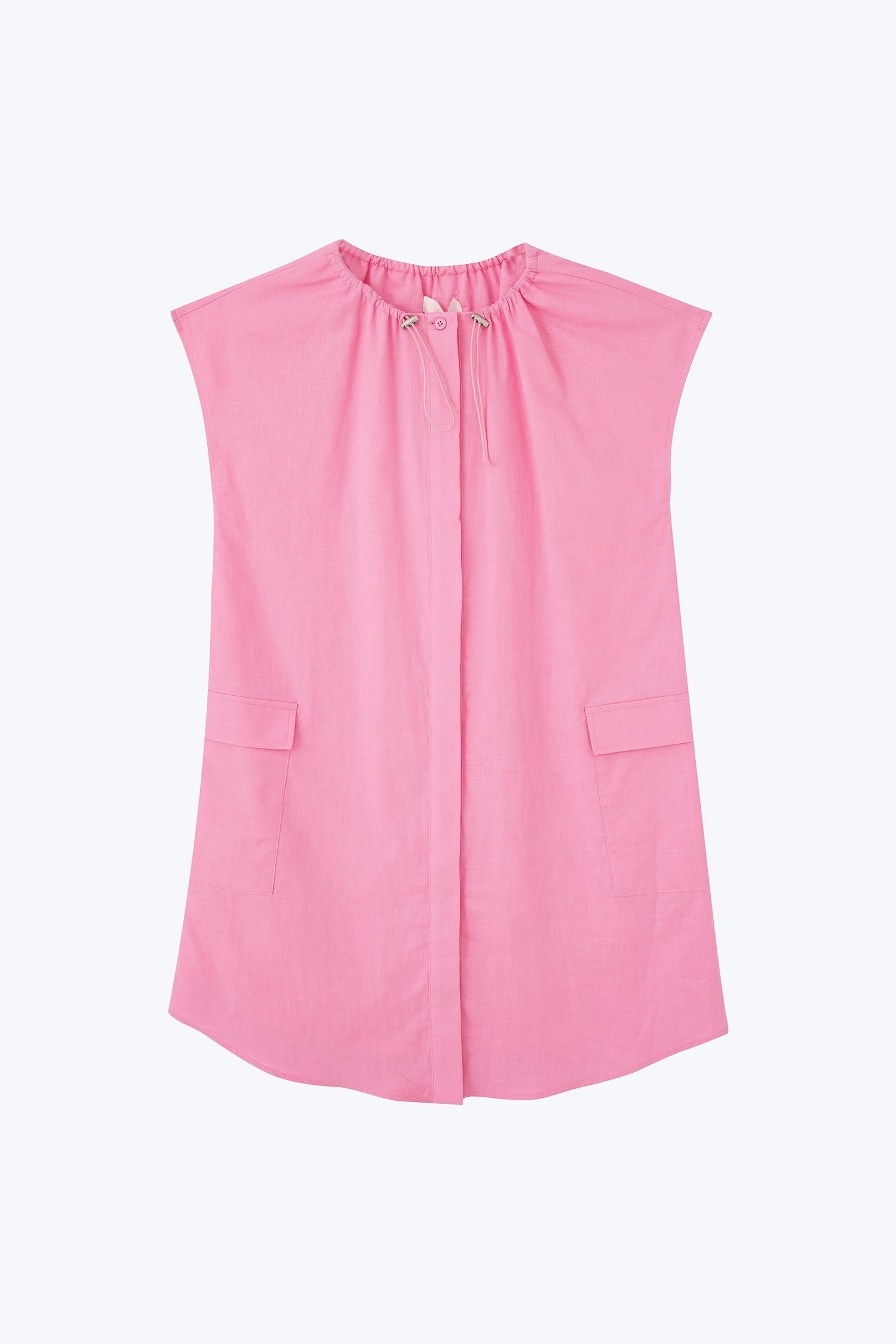 Drawcord Dress - Pink [AT]
